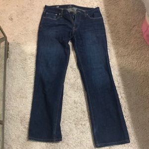 Dark Blue Lucky Brand Blue Jeans